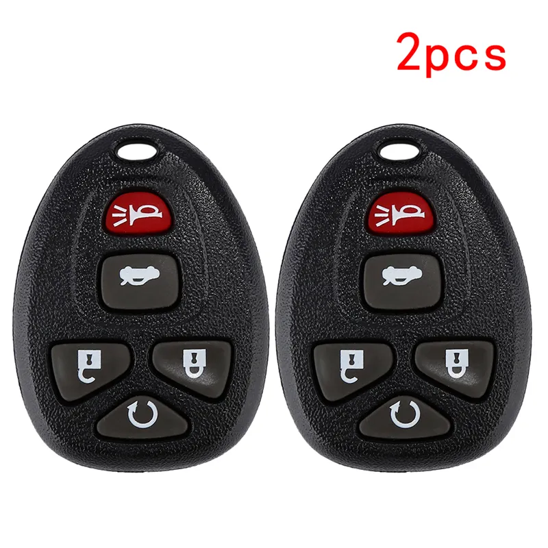 Carcasa De Repuesto Para Llave De Coche Toyota Y Lexus - 2 Botones, Con Hoja Sin Cortar (Plástico ABS)