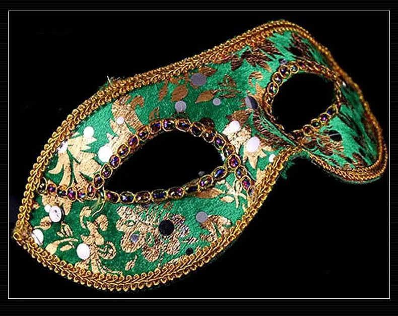 Yarım Yüz Rhinestone Dantel Maske Venedik Maske Cadılar Bayramı dekorasyon noel Partisi Topu Maske Masquerade Dans SN148