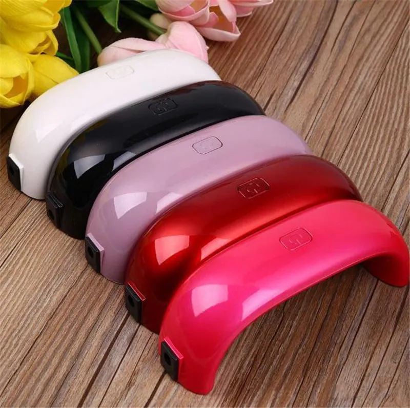 Mini USB UV LED Lamp Nail Dryer 9W Rainbow Phototherapy Machine Curing Nails Art Gel Polish Manicure Lamps Tools