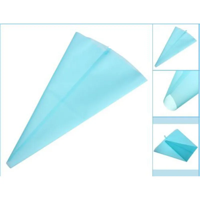 Silicone Decorating Bag Cookie Dryer Korean Baking Tools with 3 Size Food Safe Color Blue