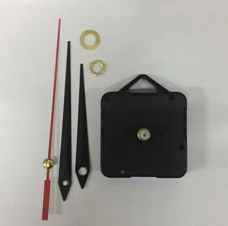 석영 시계 운동 시계 부품 및 액세서리 메커니즘 DIY 수리 부품 검정 + 손 c761