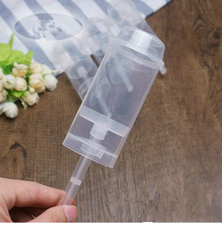 100PCS Hot novo Venda plástico comestível Push Up Containers impulso bolo recipiente bolo para decorações do partido