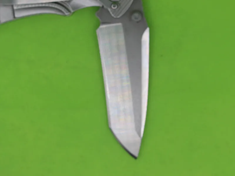 Allvin Fabrication Flipper Couteau Pliant 9Cr18 Satin Tanto Lame Poignée En Acier Roulement À Billes Couteaux EDc