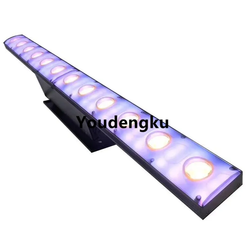 2 Stück 12x3W Warm-/Kaltweiß 72 Stück RGB 3 IN 1 SMD 5050 LED Innenwandfluter LED 2in1 Hybrid Led Pixel Bar Licht