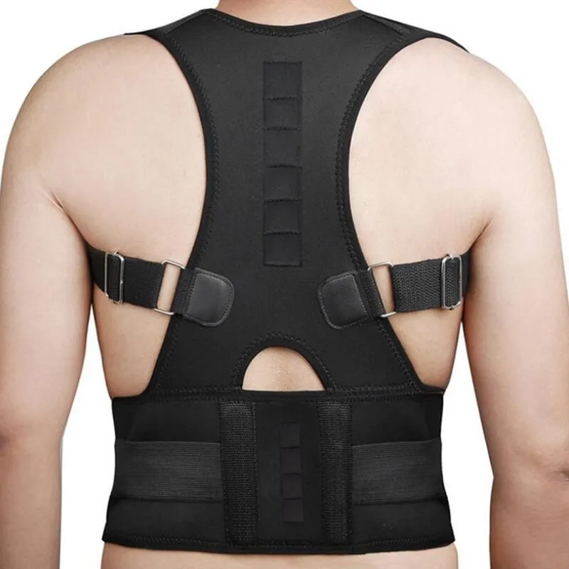 Posture Corrector Magnetic Therapy Brace Shoulder Back Support Belt