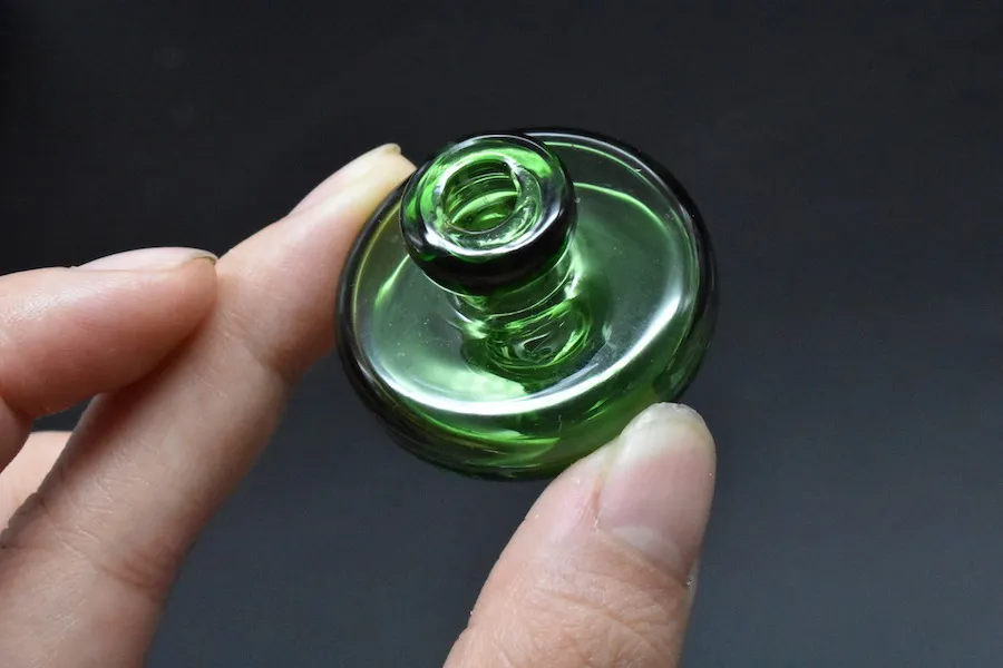 色のUFOクォーツのバンジャーバブルカーブキャップ帽子スタイルのドームQuartz Thermal P Banger Nails Dabber Glass Bongs Dabオイルリグ