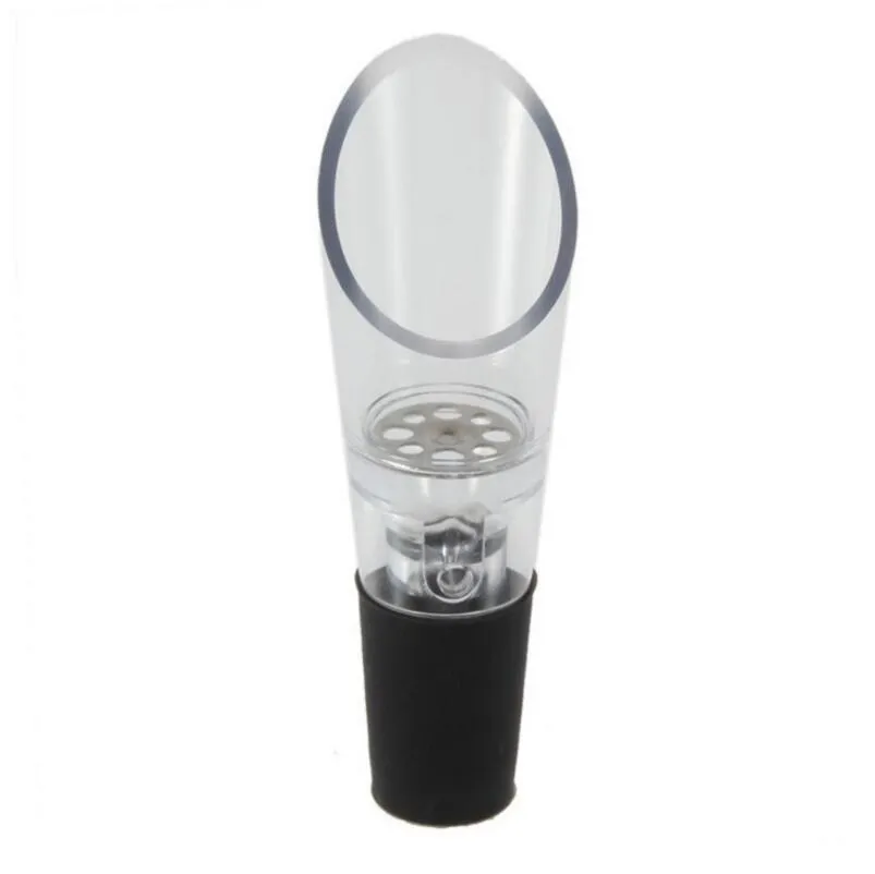 Red Wine Funnel Bottle Pourer Silicone Rubber Wine Aerator Decanter Pourer For Home Kitchen Bar