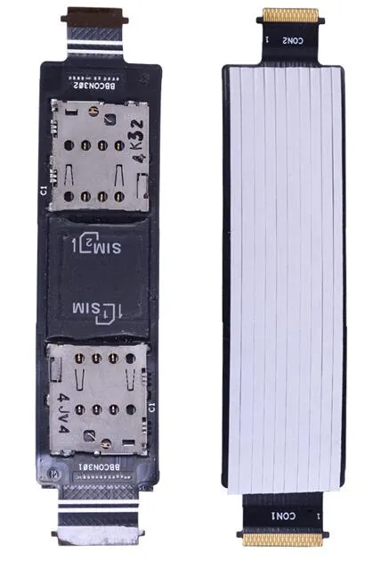 Leitor de cartão SIM slot para cabo flexível para ZenFone 2 ZE550ML ZE500CL A450CG 4.5 "5 A500KL Zoom