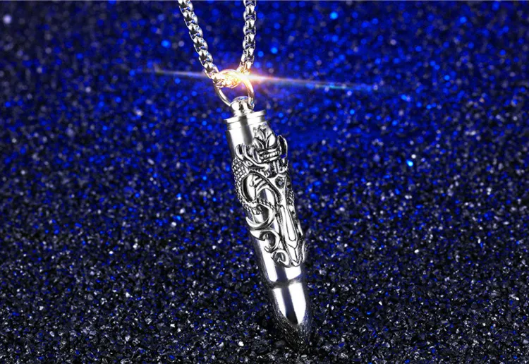 316L из нержавеющей стали ssangyong меч пуля кулон ожерелье пары ожерелье подарок любовнику День Святого Валентина ювелирные изделия