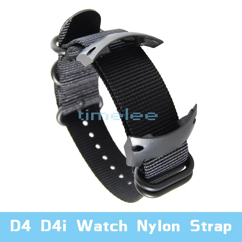 D4 D4i Dive Computer Watch Nylon Strap With ABS Adapters And