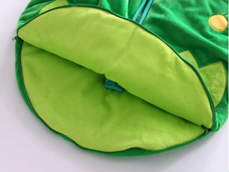 Sac de couchage bébé hiver épaissi dessin animé grenouille sac de