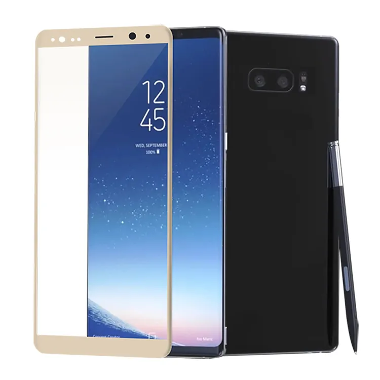 Dla Samsung Galaxy Note 10 S10 S9 Plus Pełna pokrywa Szkło Hartowane 3D Zakrzywione Protector Ekran Pełny ekran Pokrywa ekranu z pakietem