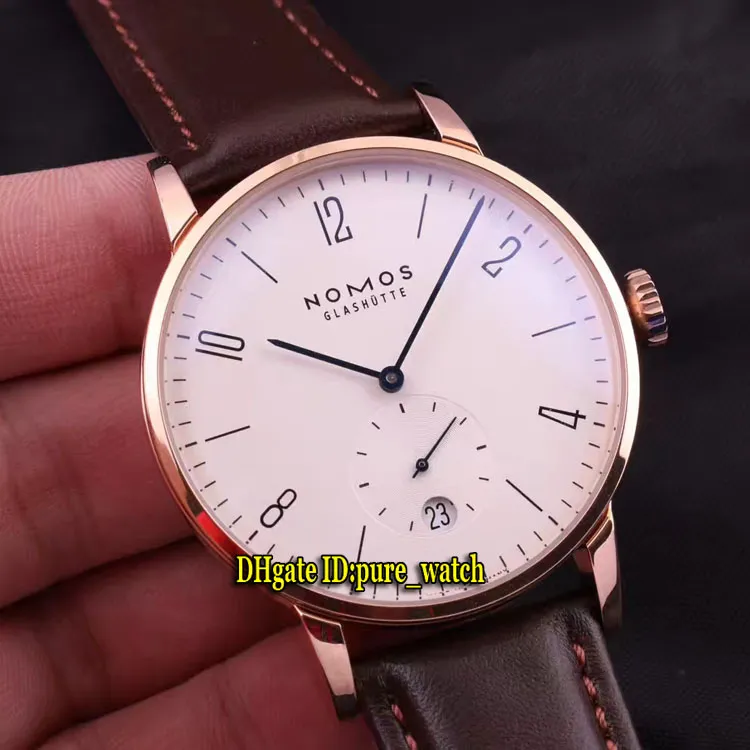 Cheap New Date NOMOS Glashutte TANGENTE 502 602 White Dial