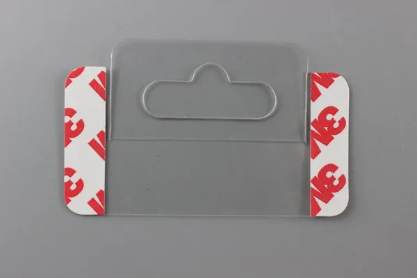 Opvouwbare PVC Packing Card Accessoire Pet Hook Merchandise Box Packing Hanger PVC Display Hook