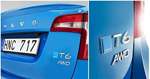 Polestar S60 XC60 V60 Modifierad bildekal North Star Blue Badge Sticker för 9864091