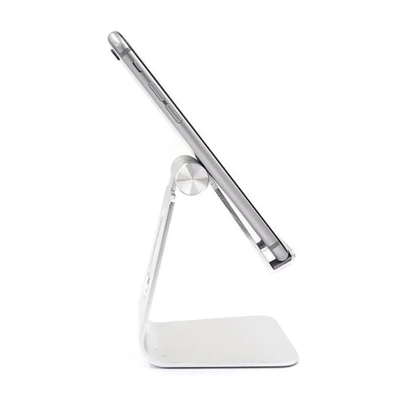 Universele aluminiumlegering Smart Phone Stand Bureau Houder Lading Stand Cradle Mount voor iPhone Metalen Tabletten Stand voor iPad-tablet
