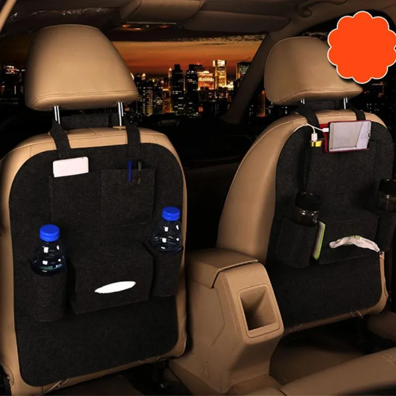 Organizer Laterale In Pelle Per Auto: Borsa Portaoggetti Da Sedile Multifunzionale, Pratica E Nera