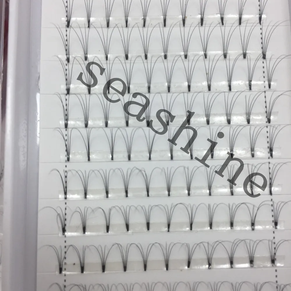 Best Sell 4D Russian Volume Eyelashes Extension Individual Eyelash Pre Made Fans Short Stem Lashes Factory Cheap