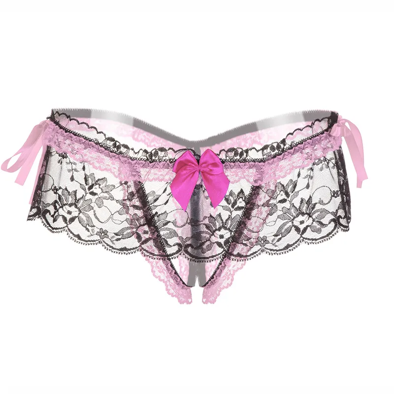 Confezione da 1/6 lotto mutandine donna vita alta pizzo raso