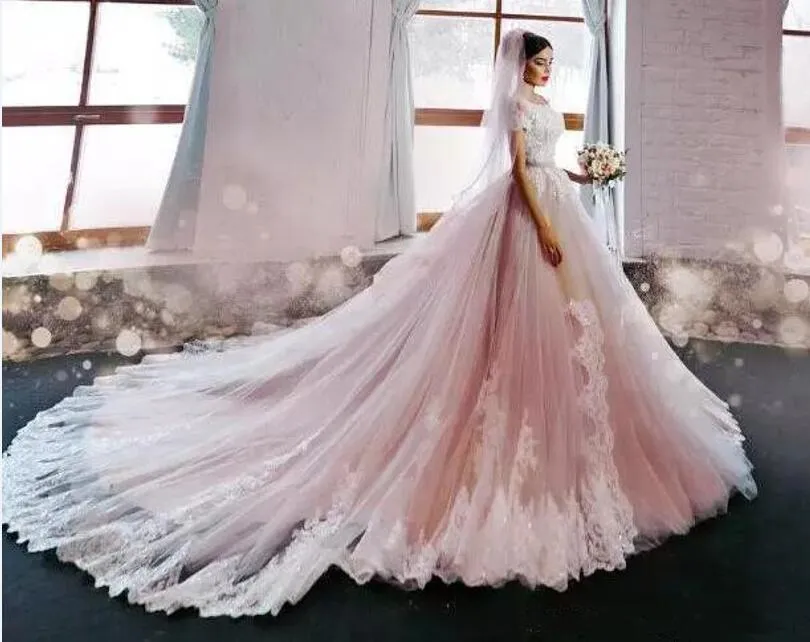 strapless open back dress Fiori Short Pink Tulle Tiered Midi Dress