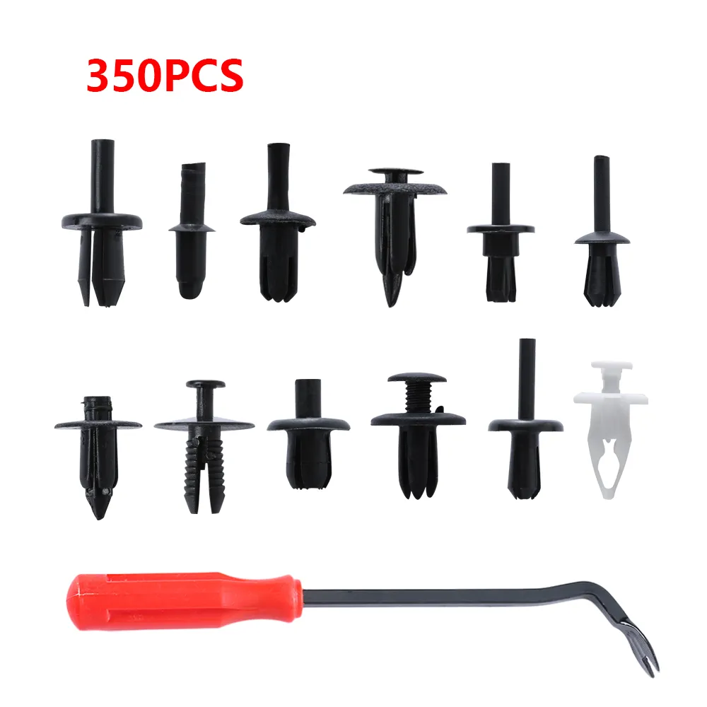 Auto Car Plastic Push Pin Rivet Fasteners Trim Moulding Clip Screwdriver Panel Clip Set for Volvo/BMW/Ford/Toyota/Honda