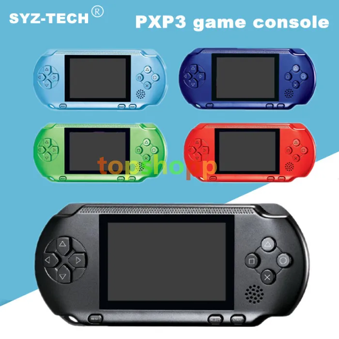 Nuovo arrivo Game Player PXP3 (16Bit) Schermo LCD da 2,6 pollici Console per videogiochi portatile 5 colori Mini gioco portatile
