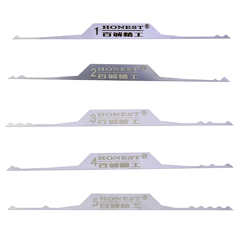 Superb Wave Lock Rake Set W/ 10 Double Ended Wave Rakes Qualified Lock