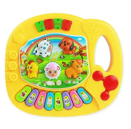 Cutely bebê crianças musical educacional animal fazenda piano desenvolvimento musica brinquedo grande aprendizagem instrumento ferramentas frete drop #