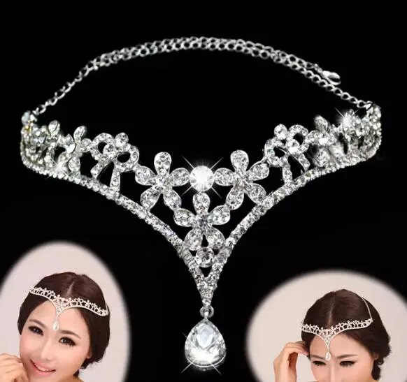 Charmantes Braut-Tiara mit Strass-Stirnband, Braut-Kopfschmuck, Hochzeitsschmuck, formelles Event, Haarschmuck, Strasssteine, neue Mode