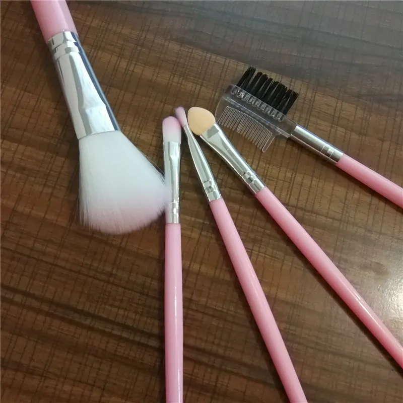 / Set Portable Makeup Brushes à paupières Fondation Fondation Eyebrow Eyeliner Eyelash Brush Makeup Makeup Brushes Cosmetic Tool Making Up Eye Brush