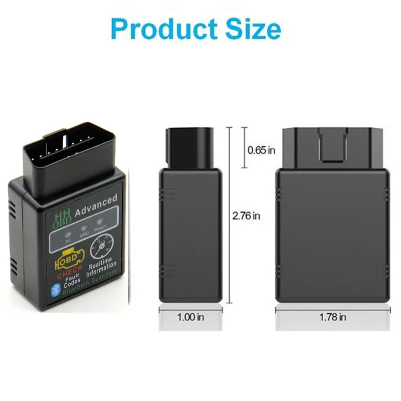 Outil De Scanner De Voiture Bluetooth OBD ELM327 V2.1 Adaptateur Avancé  MOBDII OBD2 BUS Moteur De Contrôle Lecteur De Code De Diagnostic  Automatique Du 2,37 €