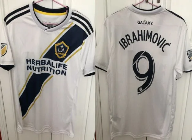 Thai Camisetas De Futbol 2018 2019 LA Galaxy Zlatan Soccer Jerseys Usa Size Maillot Foot Mls Patch Ibrahimovic Los Angeles Shirts From $14.72 | DHgate.Com