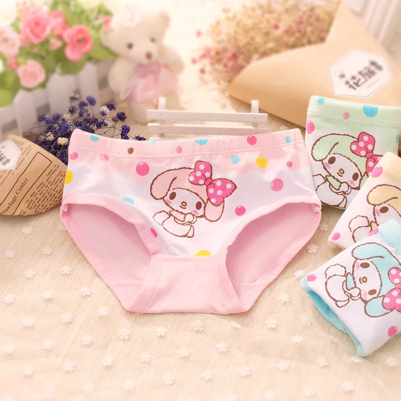 Factory Outlet GU02 New Grils Cute Panties Kids Briefs Hight Quality  Children's Underwear Baby Cartoon Underwear Girls Cotton Boxer Briefs