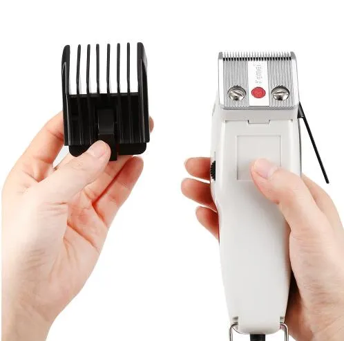 Kemei KM 1400 Electric Hair Trimmer Professional Hair Clipper Haircut  Adjustable Blade Hair Cutting Machine Tool + 2 Guide Combs From Kingbowave,  $29.65