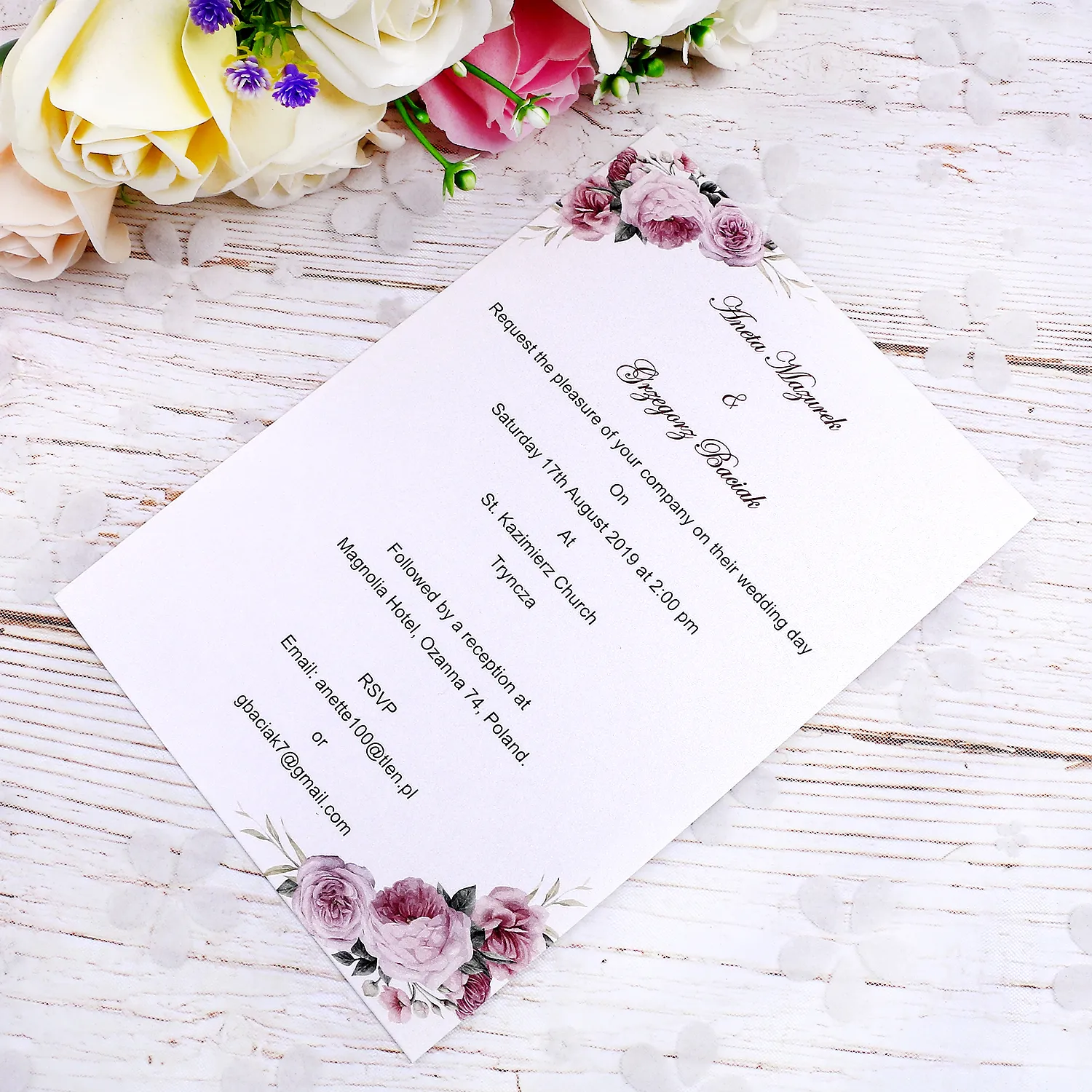 Personal Design Customize Make Any Style Inner Sheet For The Wedding Party Invitation Cards(