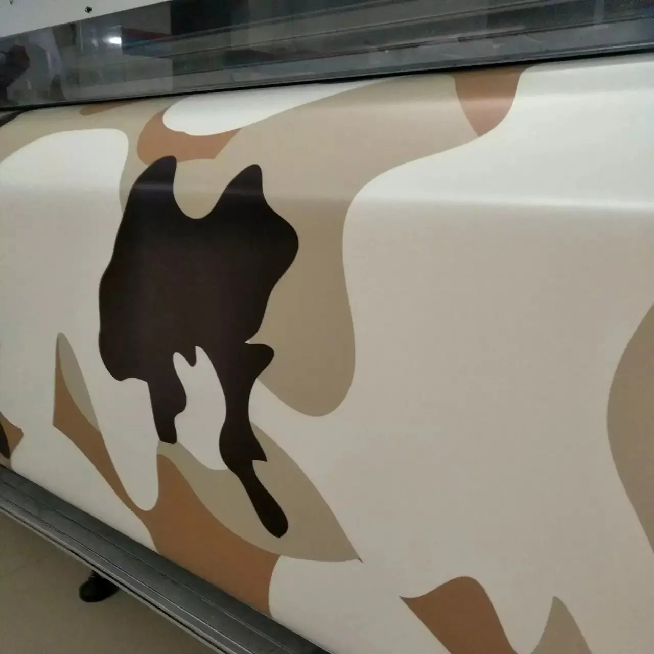 Große Wüsten-Camouflage-Vinyl-Autofolie mit Luftablass, glänzend/matt, arktisches Braun, Tarnfolie, 1,52 x 10 m/20 m/30 m
