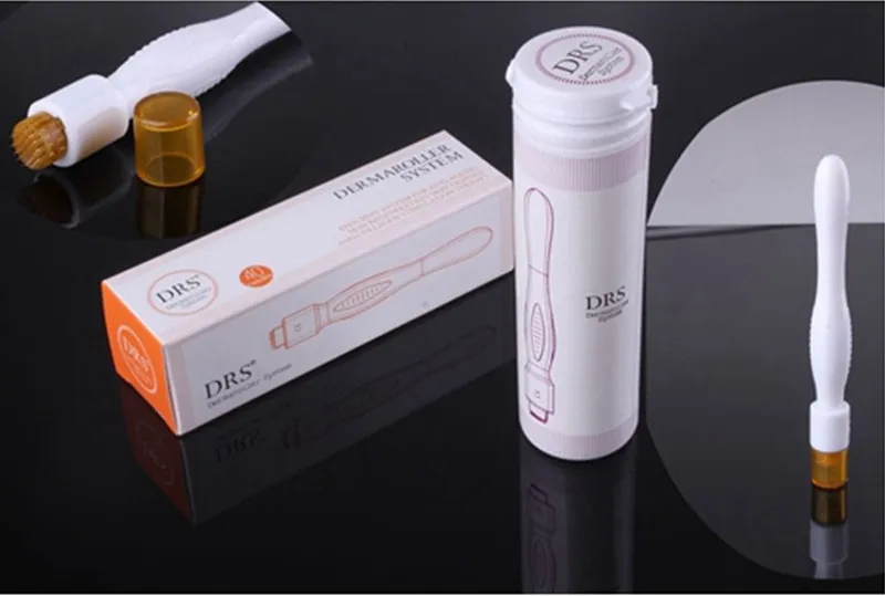 Titanium Derma Roller 40pins Micro Ago Stamp Skin Care Care Cicatrici Acne PITS, Rughe Terapia Beauty Spa