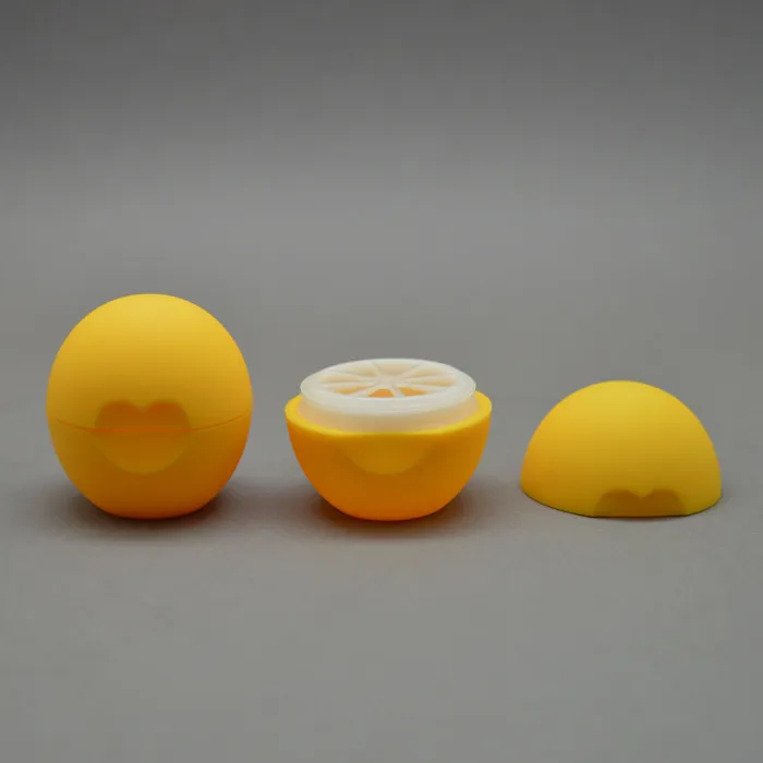 Blank Cosmetic Ball Container 7g Lip Balm Jar Eye Gloss Cream Sample Case
