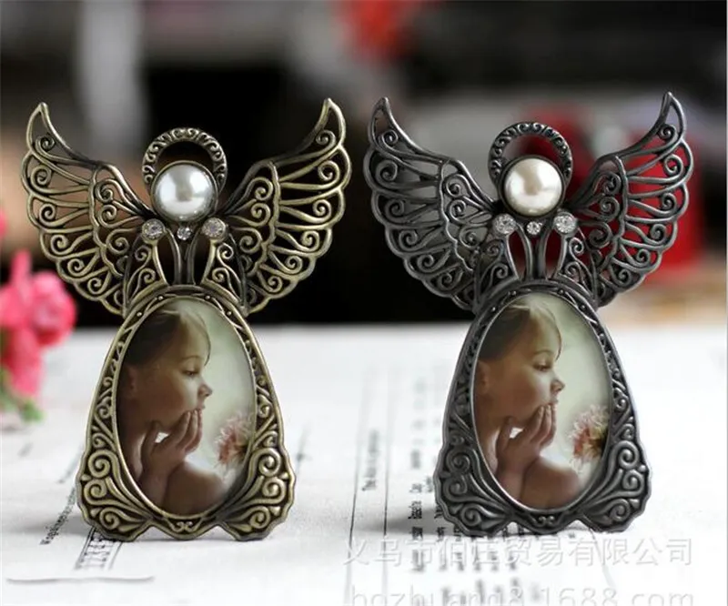 Metal Vintage Mini Picture Frames Lovely Angel Style Classic Picture fotolijst voor thuisdecoratie en geschenken XB1