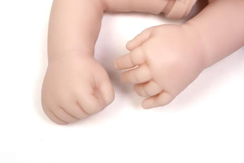 NPK Yeni Varış 20 Inç 3/4 Arms ve Tam Bacaklar Silikon Vinil Yeniden Doğmuş Bebek Kiti Kaliteli Bebek Aksesuarları Bebek DIY Yeniden Doğmuş Oyuncaklar