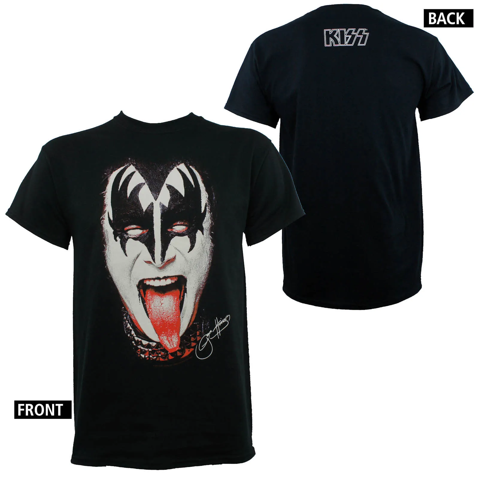 Authentic Kiss Band Demon Gene Simmons With Make Up T Shirt S M L Xl 2xl New From Sevenshopping
