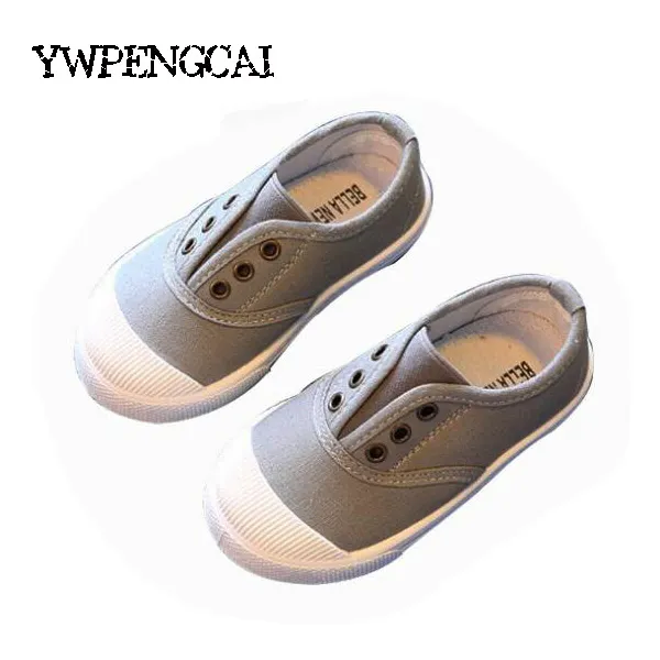 Cheap! Kids Shoes 2018 Spring Autumn Children Casual Shoes Boys Girls Canvas Shoes Soft Comfortable Slip-on Sneakers Size 21-30