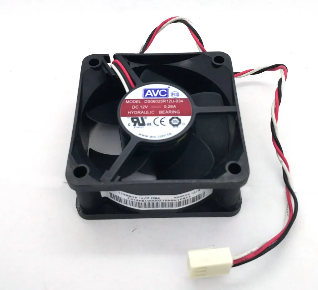 Оригинал AVC DS06025R12U-034 6CM 6025 12V 0,26A для Lenovo A60E A61E M57E A58E M58E FANS 11S41R8491 / FRU PN: 41R8511