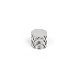 Lot de 10 mini aimants, diamètre 10mm épaisseur 1mm, néodyme N35