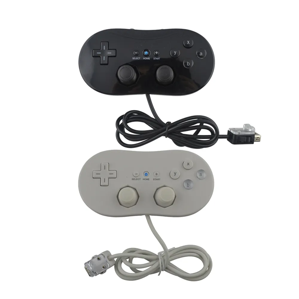 blanc noir 1st Generation Wired Classic manette de jeu pour télécommande Wii DHL FEDEX EMS FREE SHIP