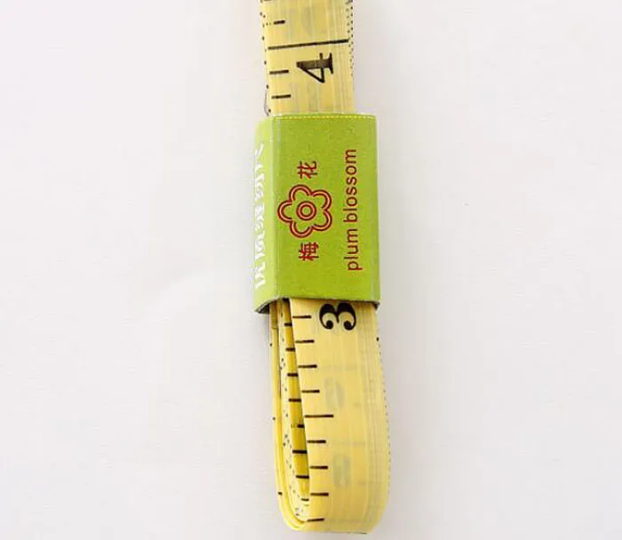 Plastic soft ruler / measuring clothing tape measure tapes rulers Home practical sewing 1.5m with iron head