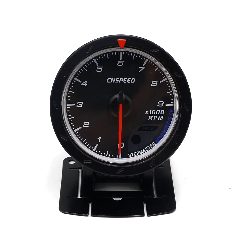 CNSPEED 60MM Racing Car Tachometer Gauge With Lighting And Black Face
