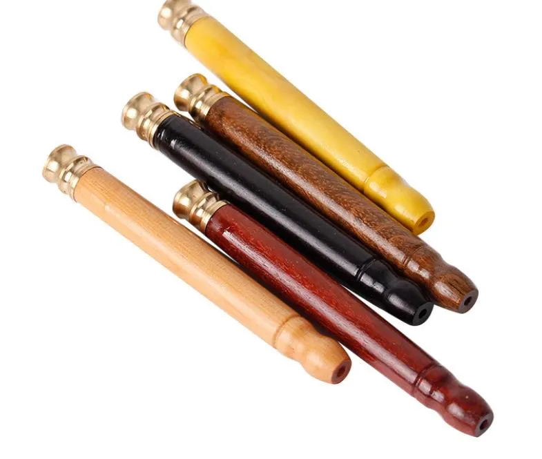 NY TRUMPET LADY Cigaretth￥llare Portable Wood Cigarette Holder Accessories