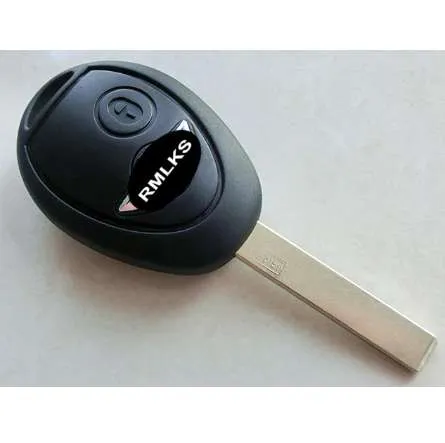RMLKS Uncut Blade 2 Przycisk Remote Car Key Case Shell Fob Key Cover Fit Dla Mini Cooper R50 R53