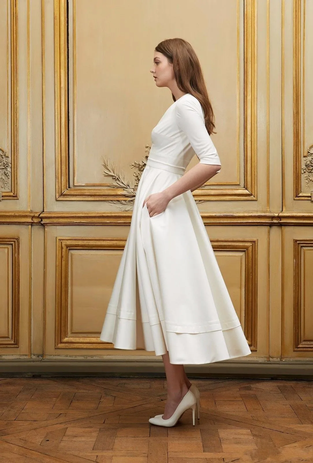 Short Bridal Dresses: Tea Length A Line Beach Wedding... From Manweisi, $104.58 | DHgate.Com Short Bridal Dresses: Tea Length A Line Beach Wedding... From Manweisi, $104.58 | DHgate.Com